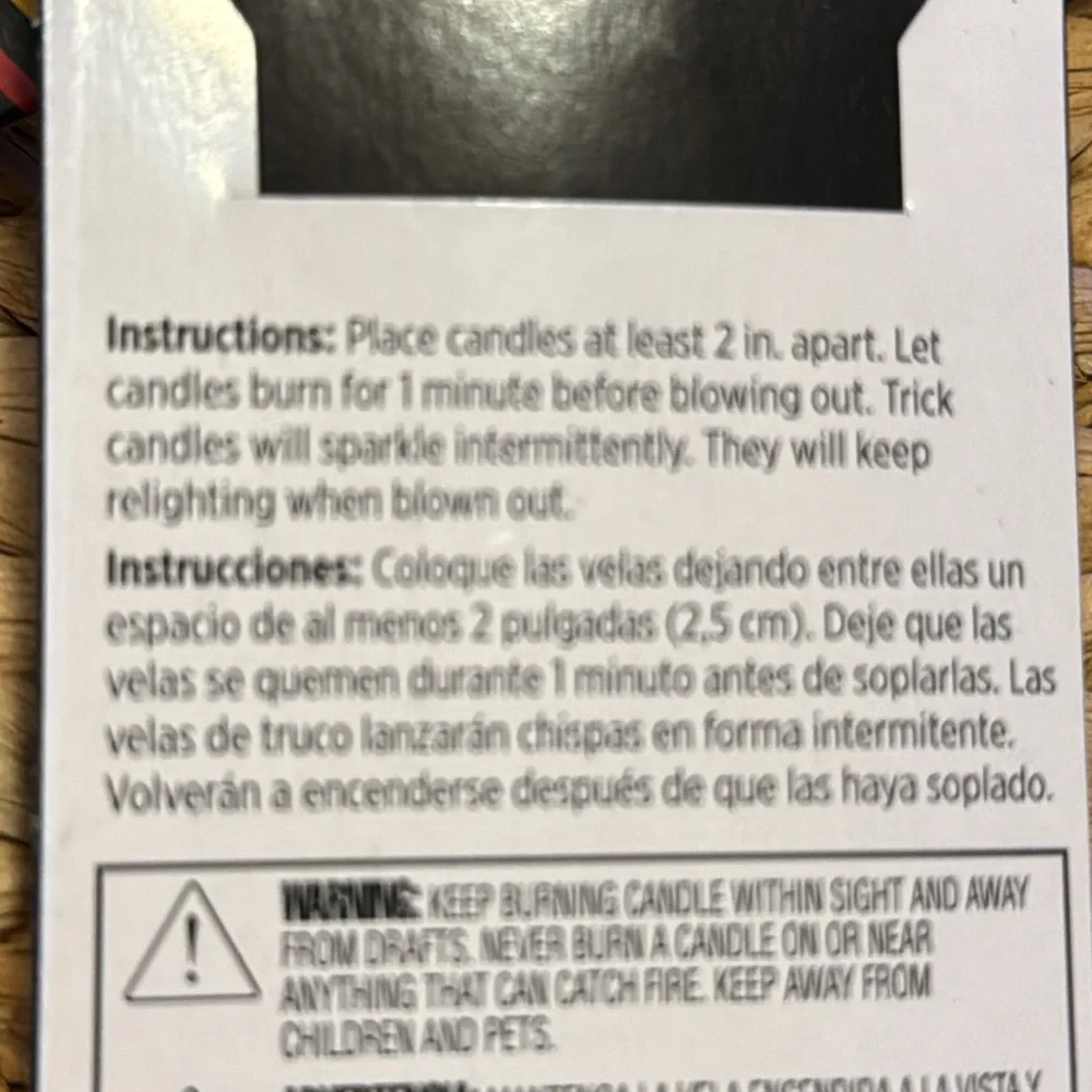 Wilton Sparkler Candles 18 count each pack (New) 6.7”